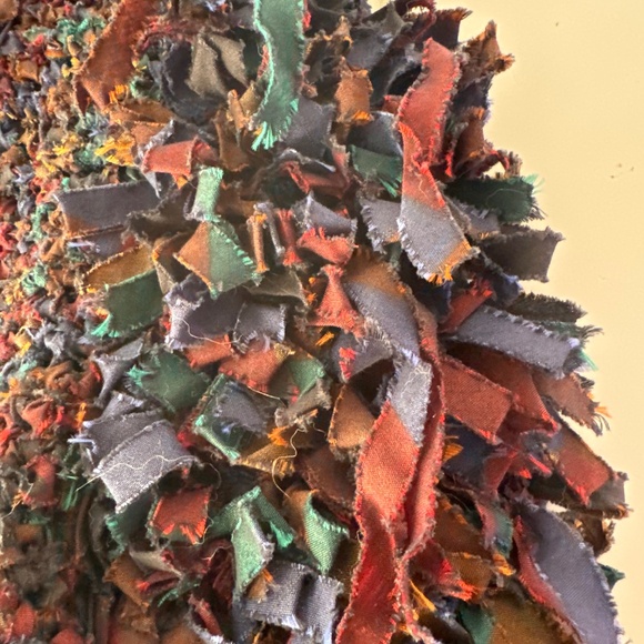 Beautiful Rockabilly Vintage Hand Woven Cropped Sweater Jacket Rockabilly - Picture 5 of 13